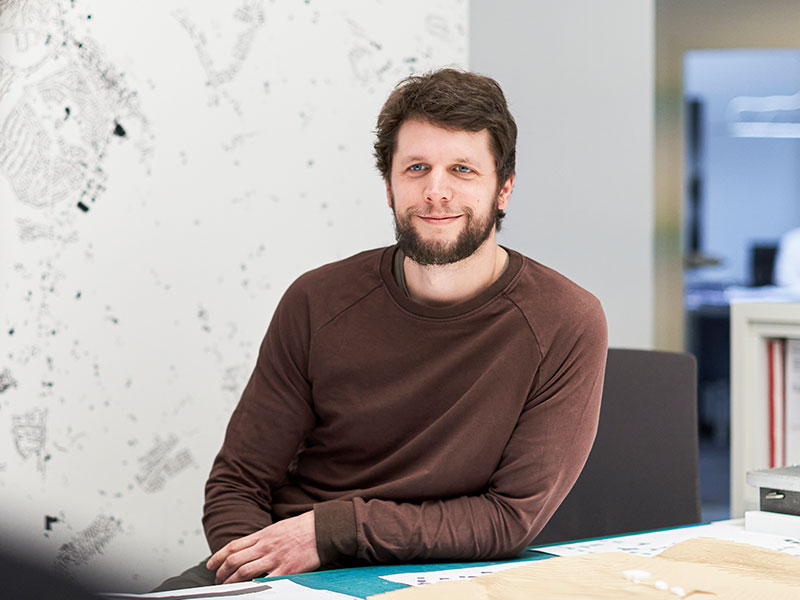 Daniel Kalinowski, Architekt AKNW bei Smyk Fischer Architekten in Mülheim an der Ruhr