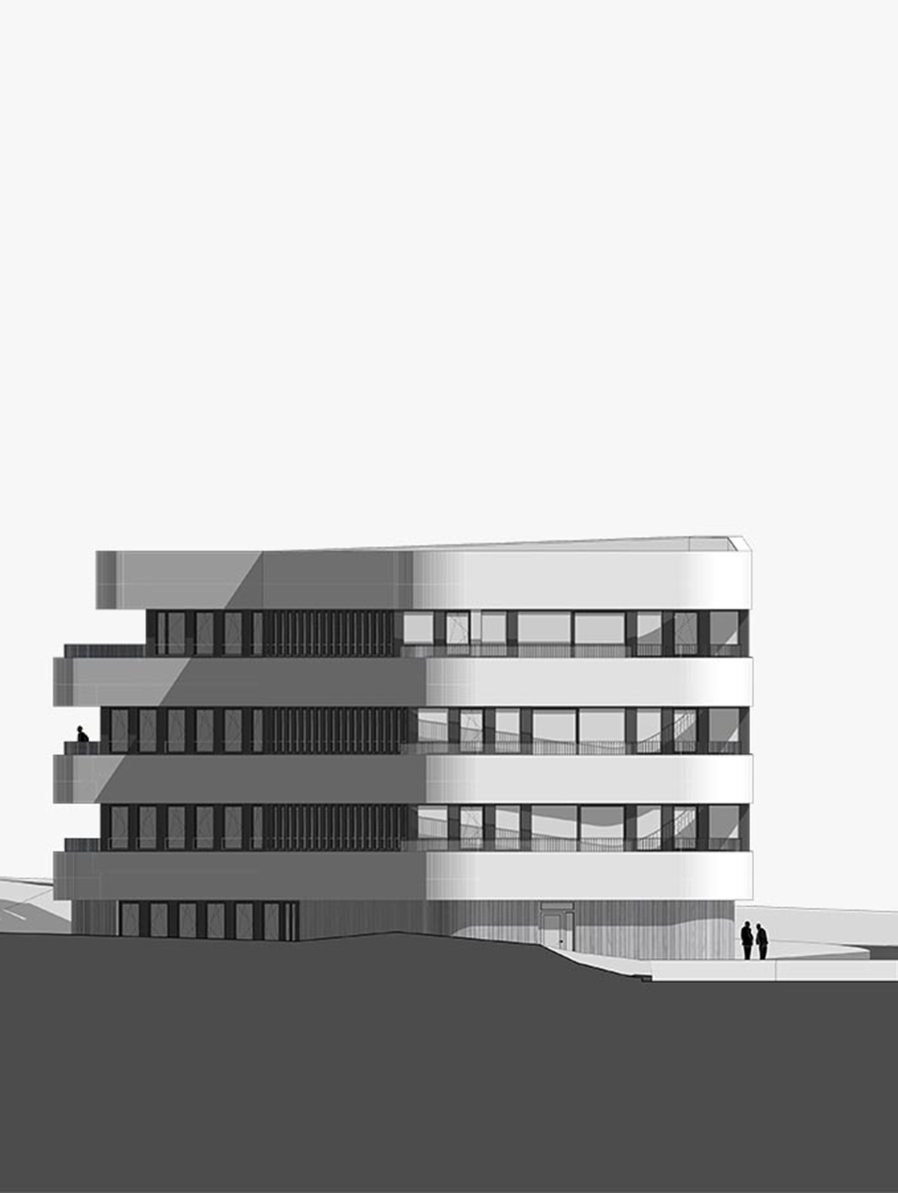 Seitenansicht des Ruhrtalbogen